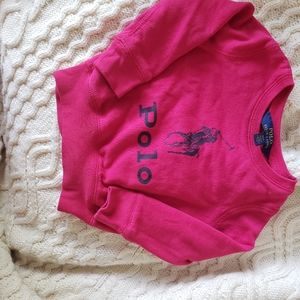 Polo Ralph Lauren hot pink sweatshirt
